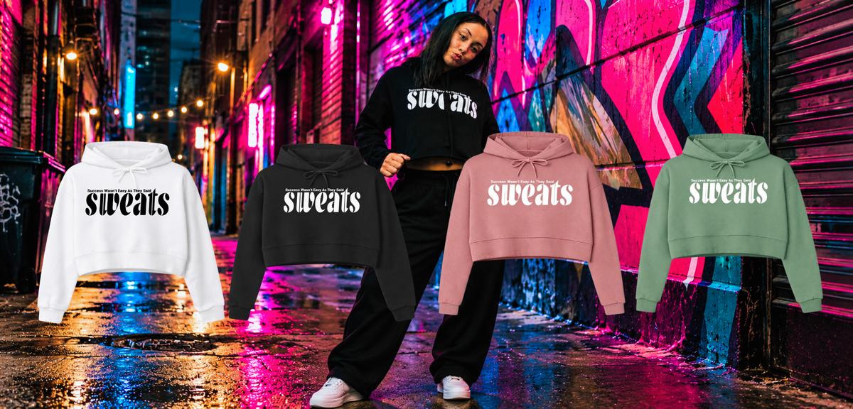 Original SWEATS Cropped Hoodie