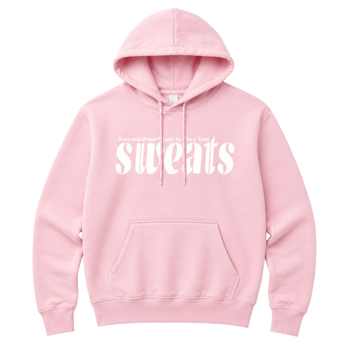Original SWEATS Hoodie - Pink/White