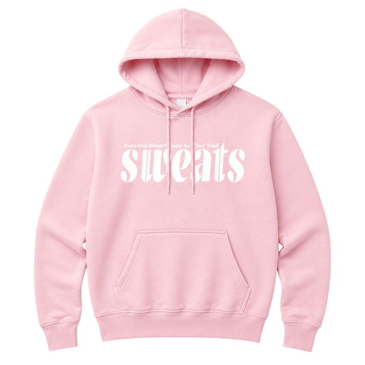 Original SWEATS Hoodie - Pink/White