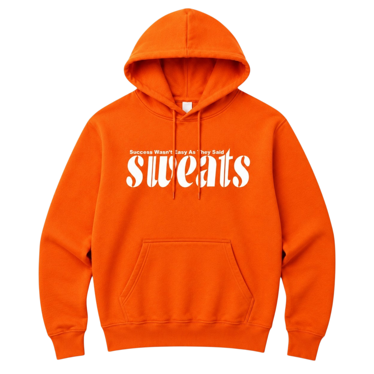 Original SWEATS Hoodie - Orange/White