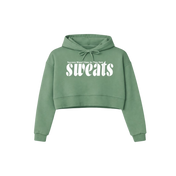 Original SWEATS Cropped Hoodie - Military Green