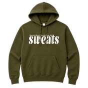 Original SWEATS Hoodie - Olive/White