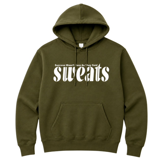 Original SWEATS Hoodie - Olive/White