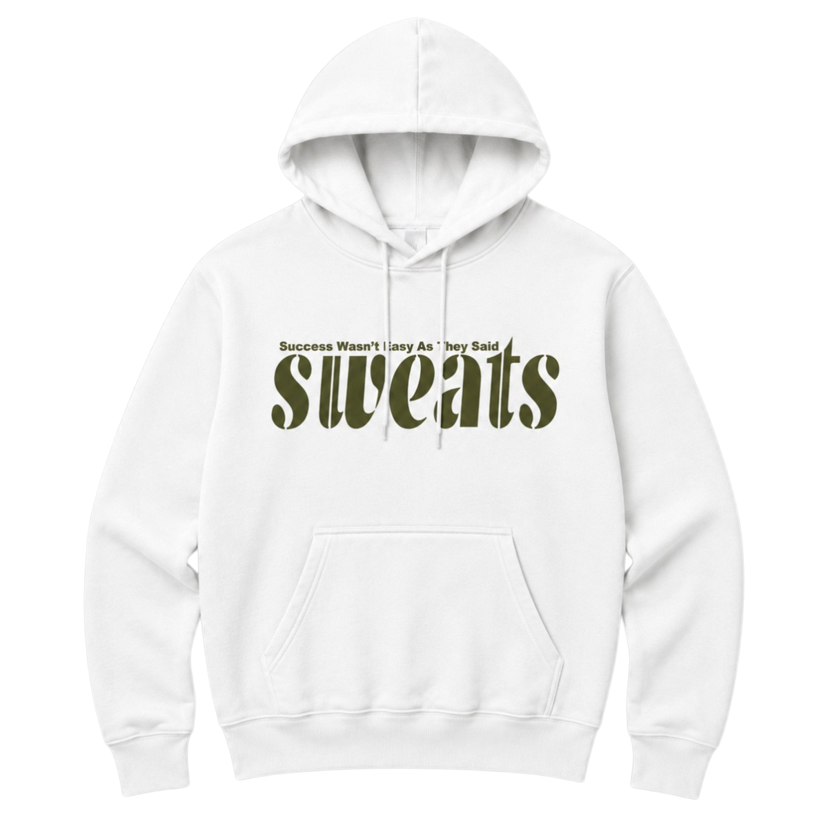 Original SWEATS Hoodie - White/Olive