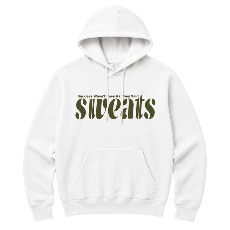 Original SWEATS Hoodie - White/Olive