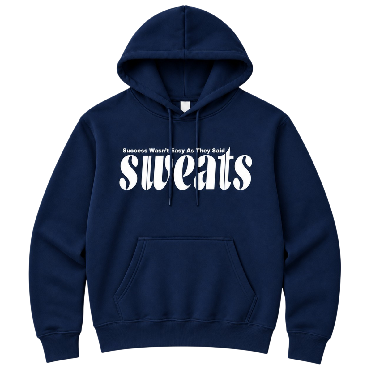 Original SWEATS Hoodie - Navy Blue/White