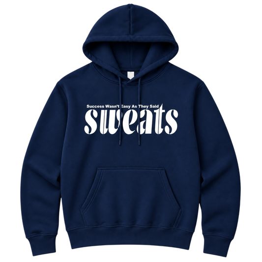 Original SWEATS Hoodie - Navy Blue/White