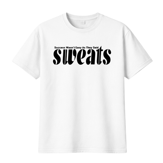 Original SWEATS Tee - White/Black
