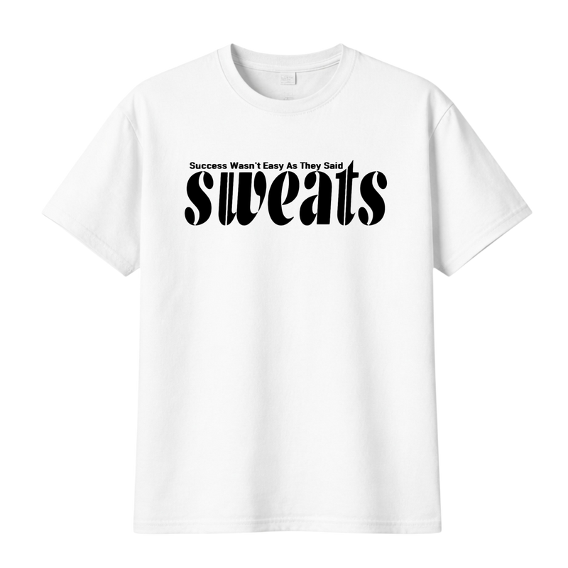 Original SWEATS Tee - White/Black